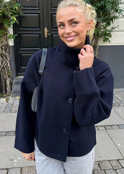 Clarissa Wool Coat High Neck