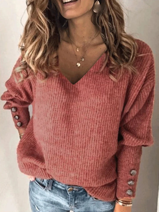 Alba | Relaxed V-Neck Knit