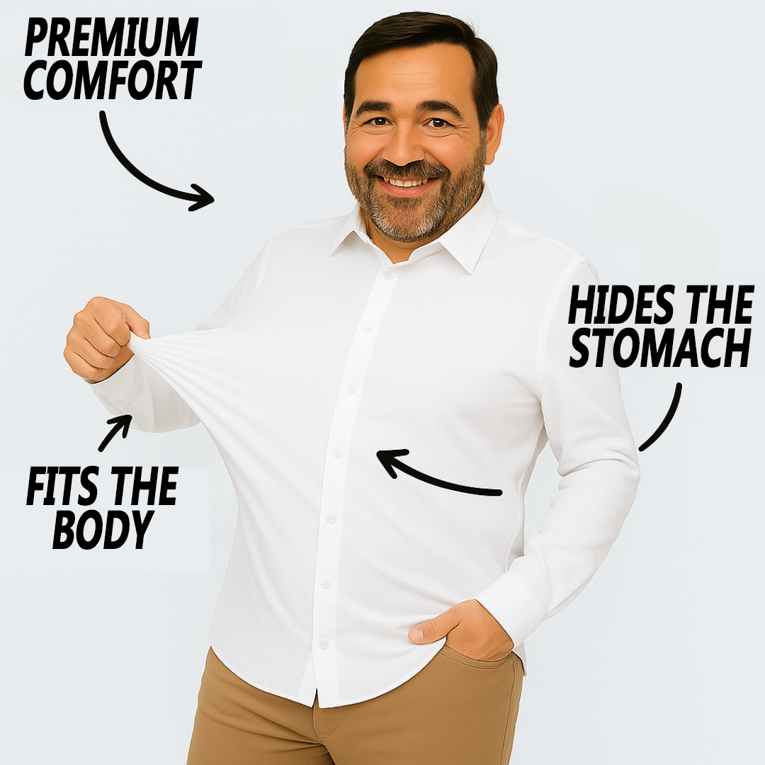 Wrinkle-Resistant, Fitted Shirt