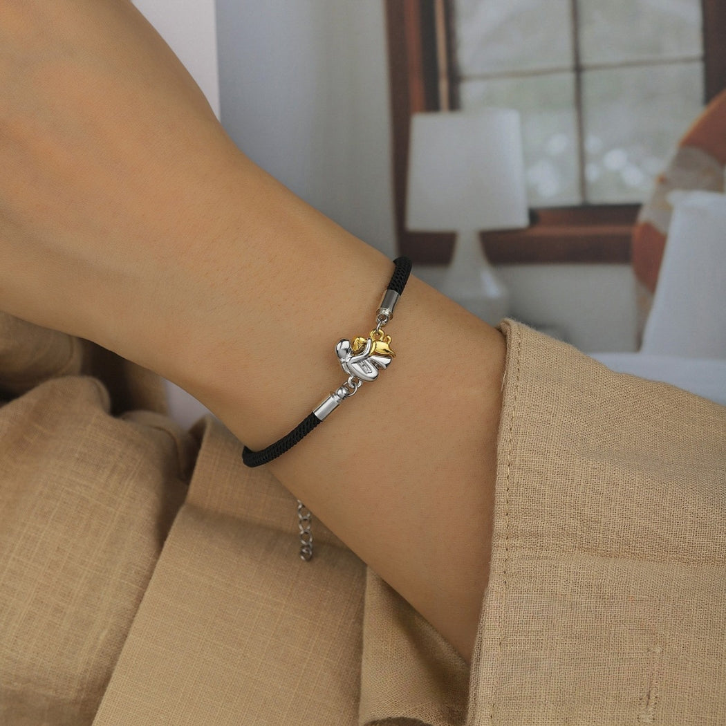Katy™ | Cord bracelet with dog icon
