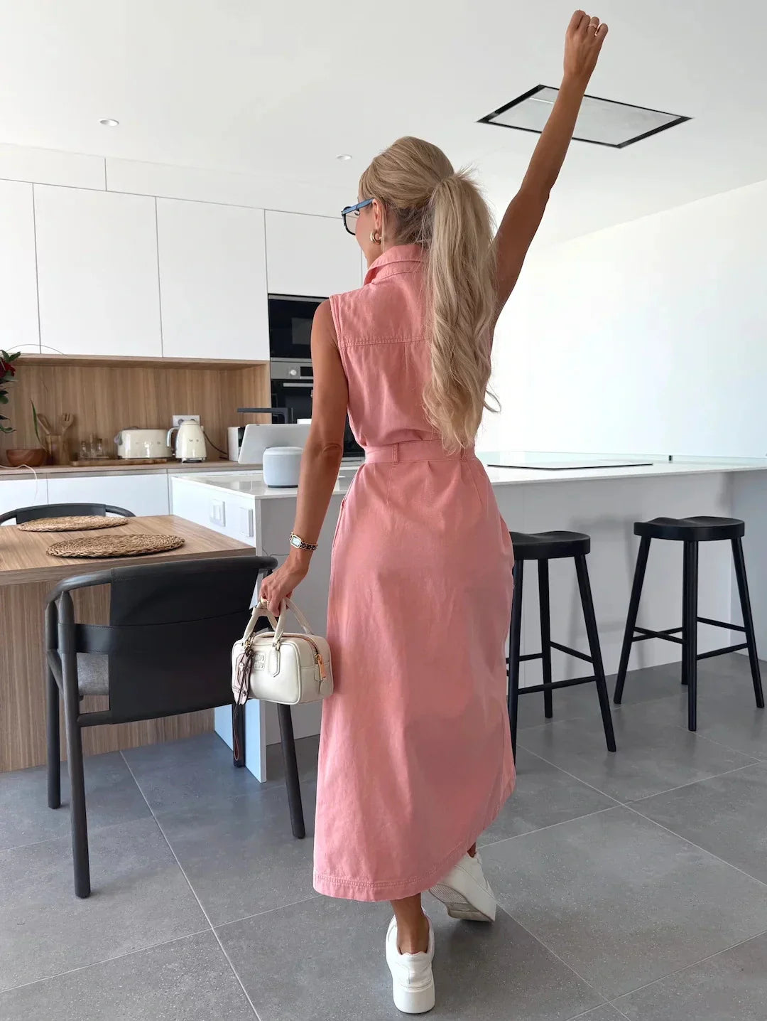 Isabelle | Denim Maxi Dress