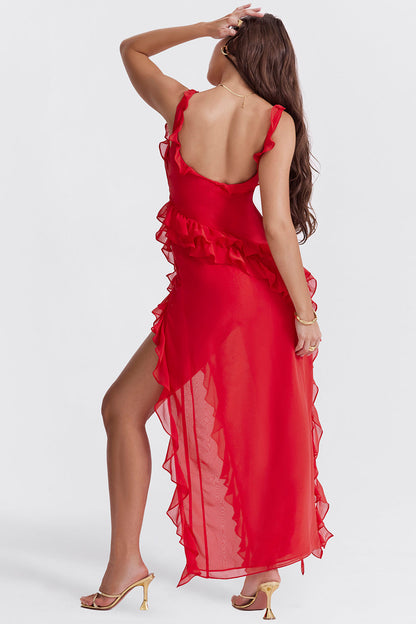 Arielle Ruffle Maxi Dress