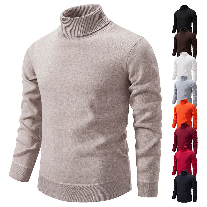 Leo | Classic Turtleneck Knit Sweater
