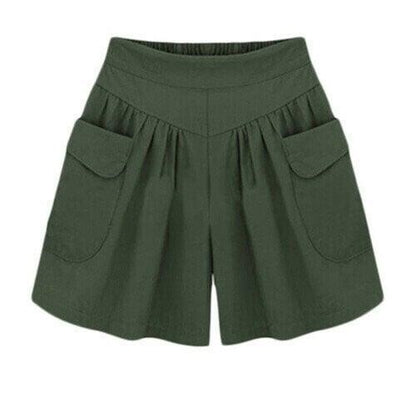 Beach Shorts with Elastic Waistband
