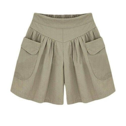 Beach Shorts with Elastic Waistband