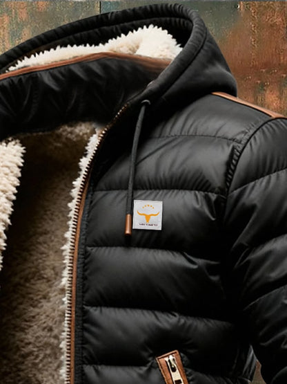 Daniel | Sherpa-Lined Puffer Jacket