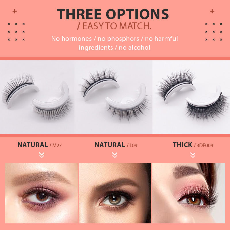 Reusable Self-Adhesive Eyelashes-Buy 1, Get 1 Free