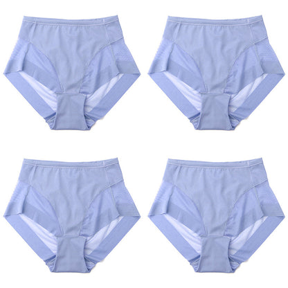 💞High Waist Ice Silk Seamless Shaping Panties👙