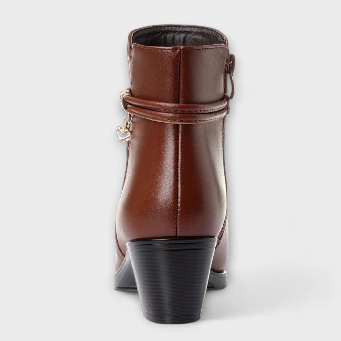 Evelina | Elegant Winter Ankle Boots with Zipper