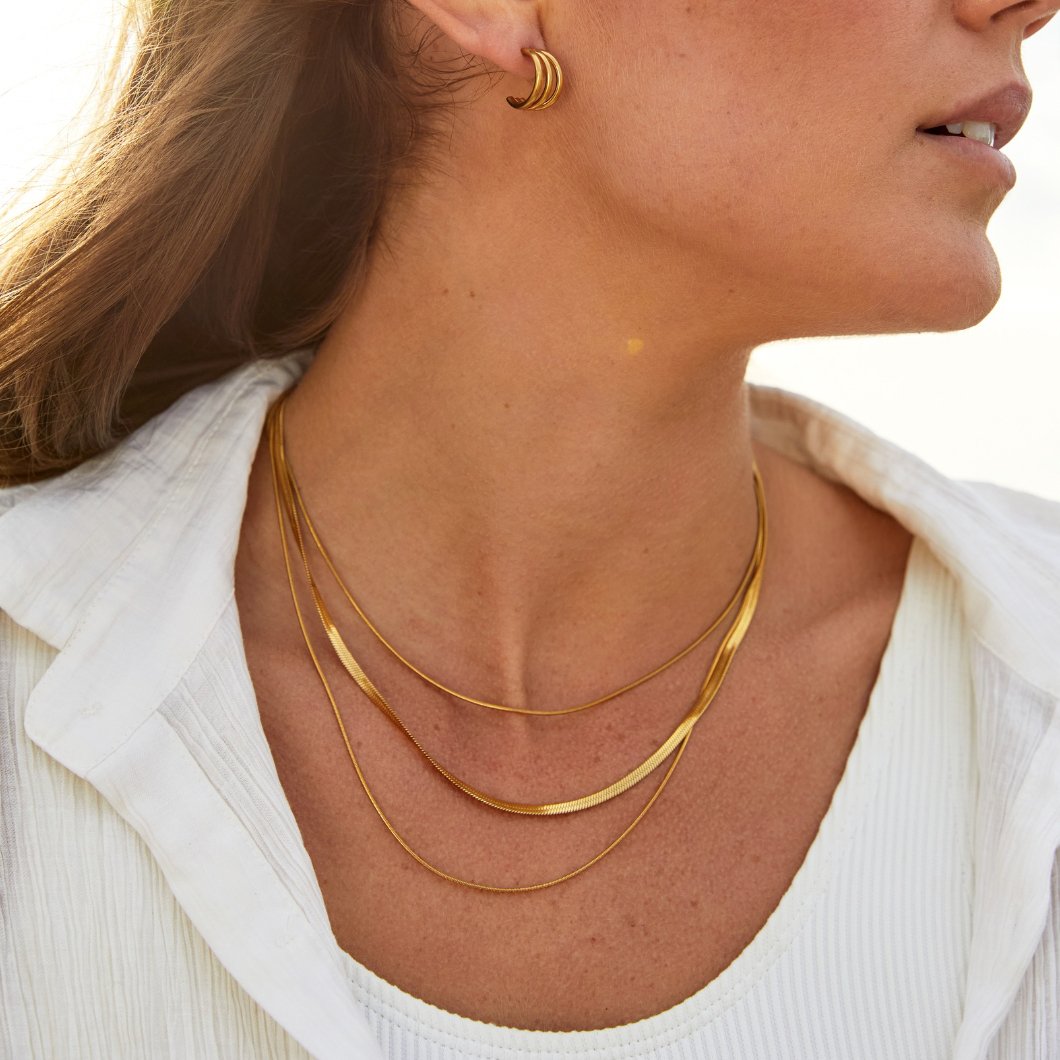 Gilded Multi-layered Necklace