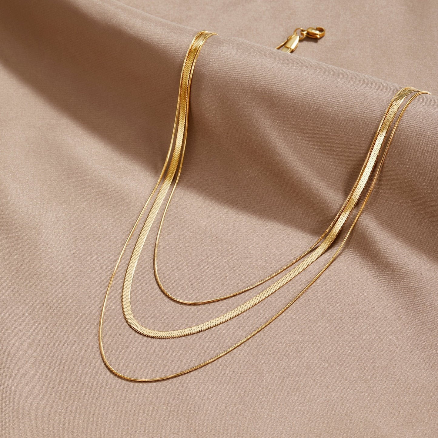 Gilded Multi-layered Necklace