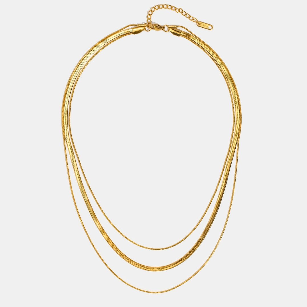 Gilded Multi-layered Necklace