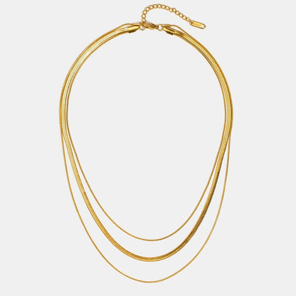 Gilded Multi-layered Necklace
