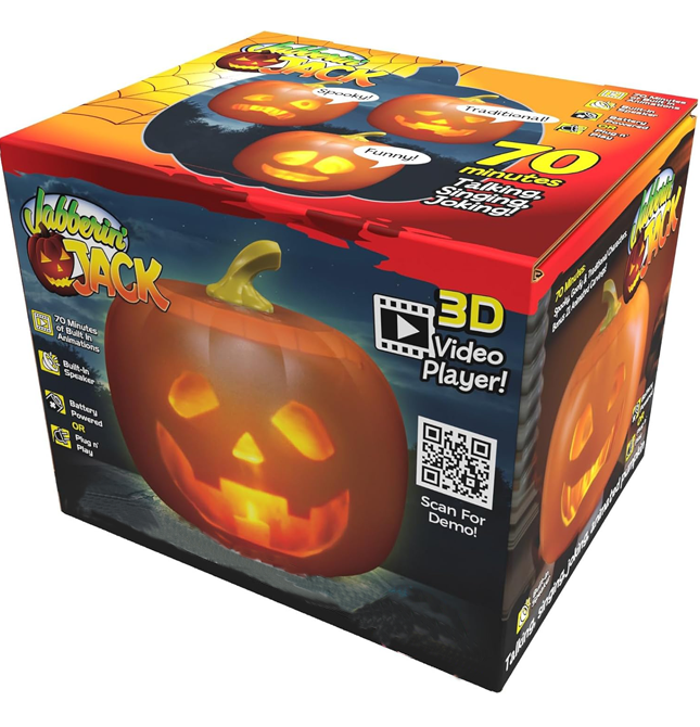 Jabberin' Jack Talking Pumpkin