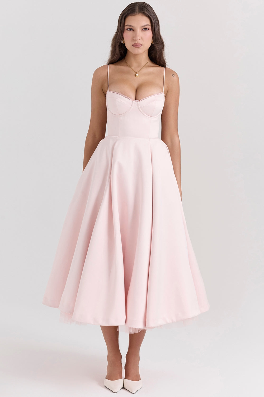 Cindy Tulle Midi Dress