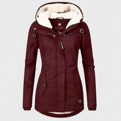 Women's Warm and Waterproof Jacket with Hood