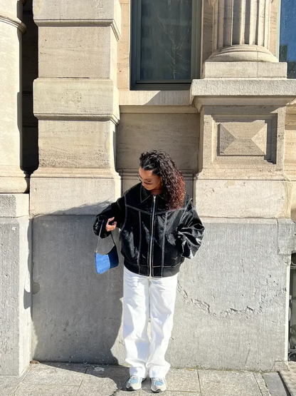 Maria Oversized Contrast Jacket