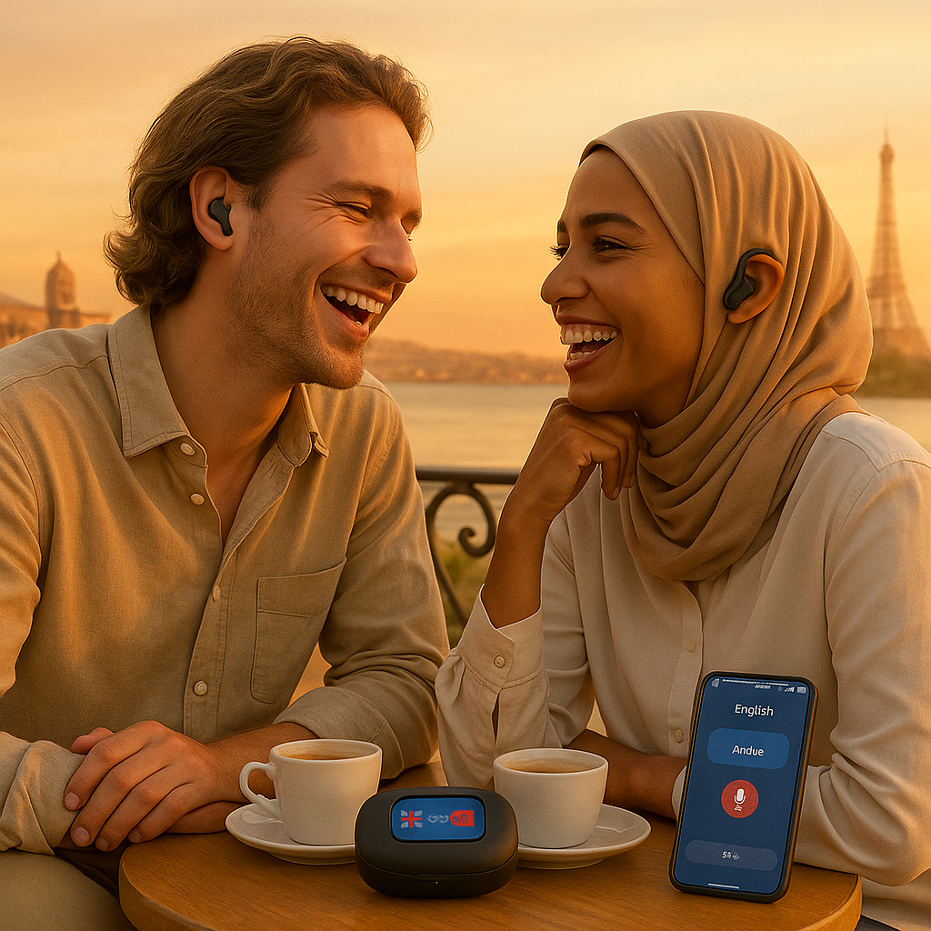LoveLingo™ AI Translator Earbuds