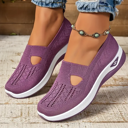 Women's Breathable, Everyday, Slip-On, Orthopedic Walking Sneakers