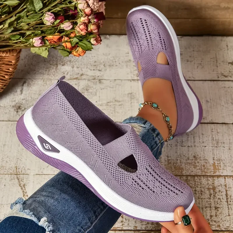 Women's Breathable, Everyday, Slip-On, Orthopedic Walking Sneakers