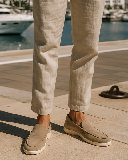 Marbella Old Money Suede Loafers