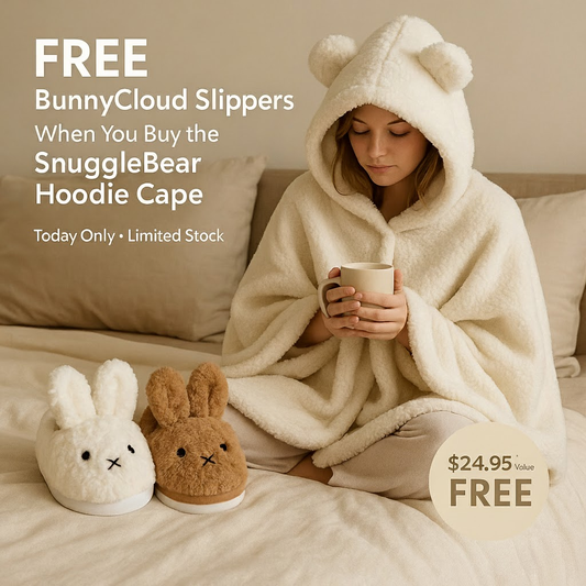The SnuggleBear Hoodie Cape