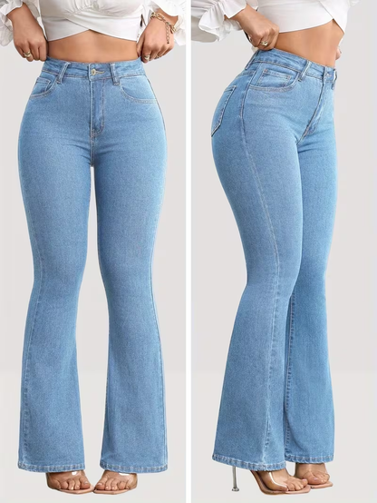CurveLift | High-Waist Stretch Flare Jeans
