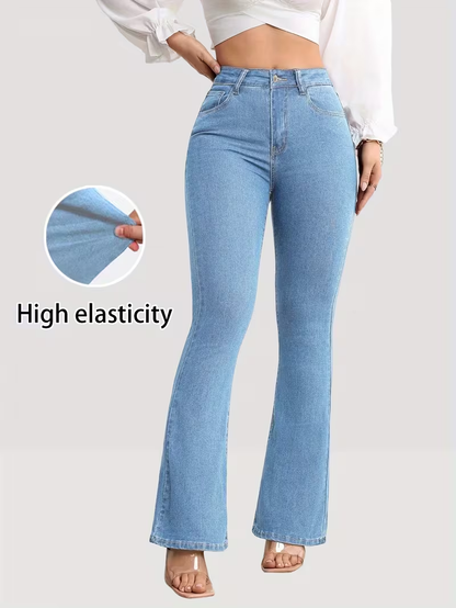 CurveLift | High-Waist Stretch Flare Jeans
