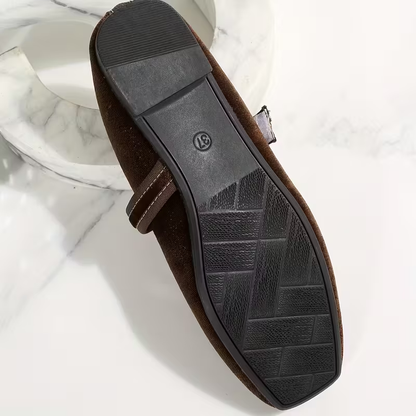 BelleRue | Vintage Mary Jane Square-Toe Flats