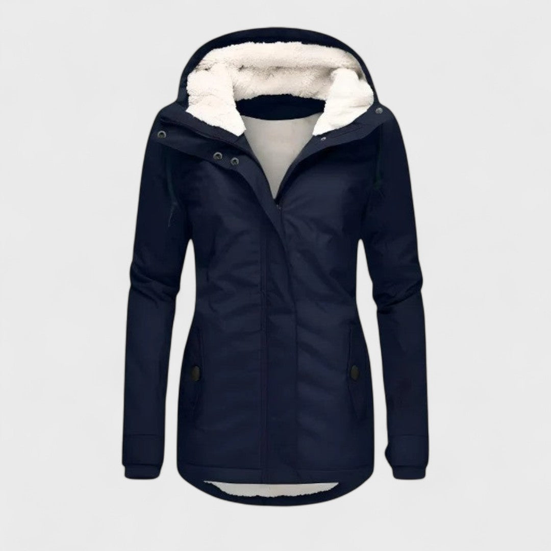 Women's Warm and Waterproof Jacket with Hood