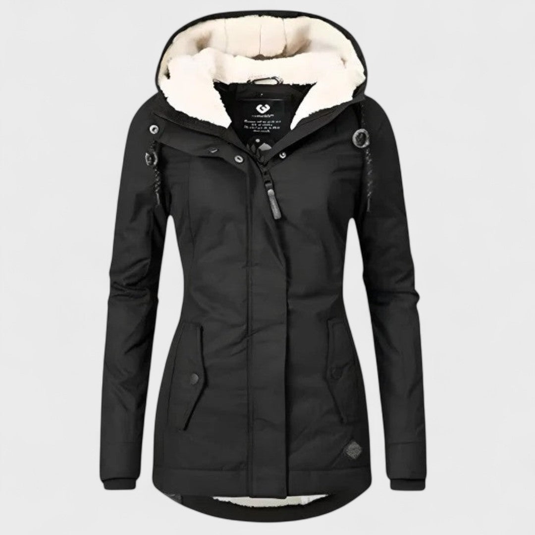 Women's Warm and Waterproof Jacket with Hood