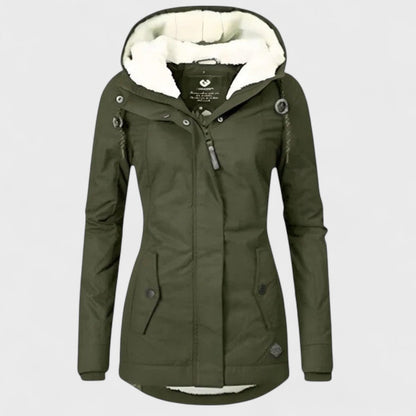 Women's Warm and Waterproof Jacket with Hood