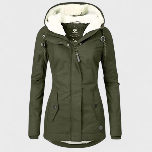 Women's Warm and Waterproof Jacket with Hood