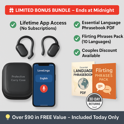 LoveLingo™ AI Translator Earbuds