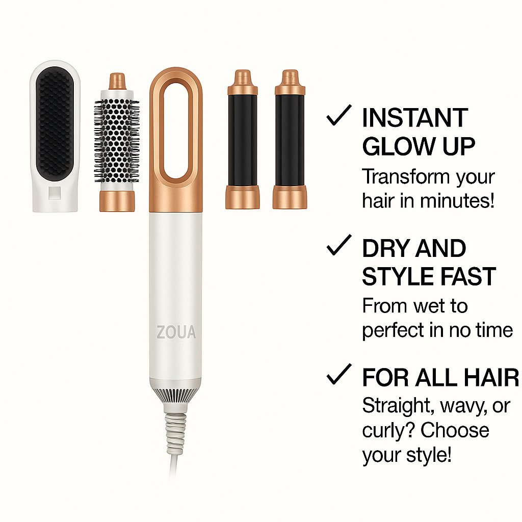 HairMaster 5-in-1  Solution for All Your Styling