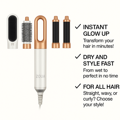 HairMaster 5-in-1  Solution for All Your Styling