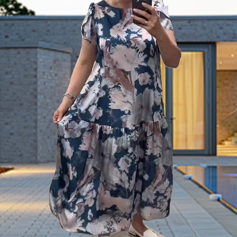 🌸Plus Size Spring and Summer Fashion Floral Long Dress