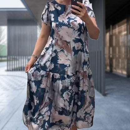 🌸Plus Size Spring and Summer Fashion Floral Long Dress