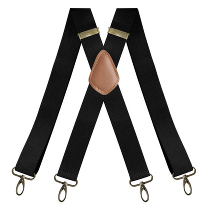 Universal, Highly Elastic X-Shaped Suspenders