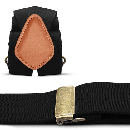 Universal, Highly Elastic X-Shaped Suspenders