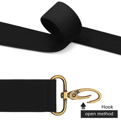 Universal, Highly Elastic X-Shaped Suspenders