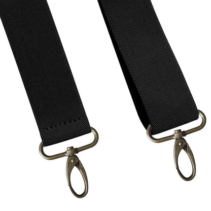 Universal, Highly Elastic X-Shaped Suspenders