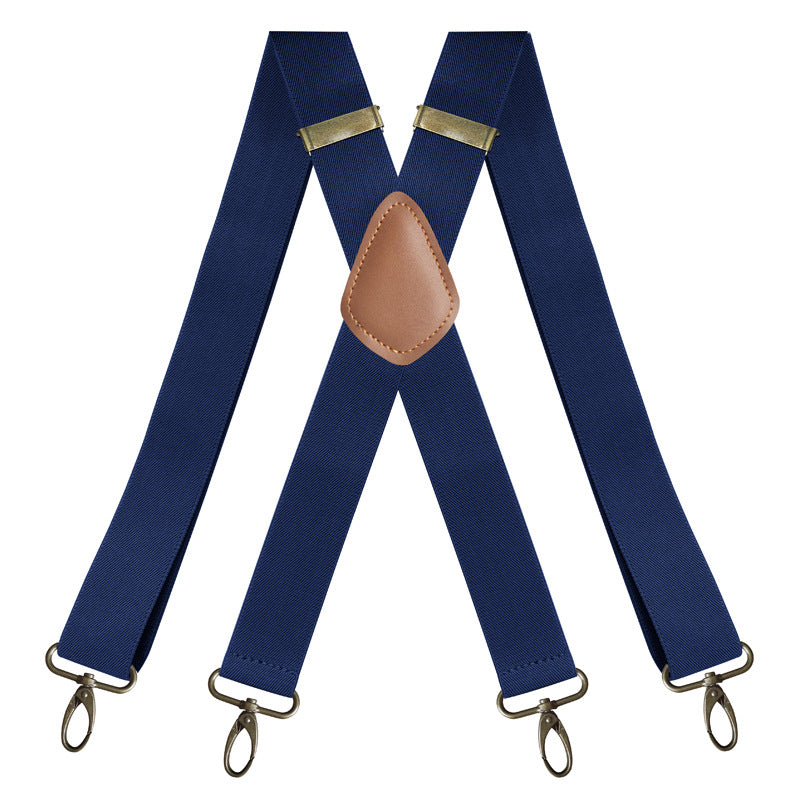 Universal, Highly Elastic X-Shaped Suspenders