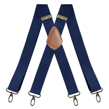 Universal, Highly Elastic X-Shaped Suspenders