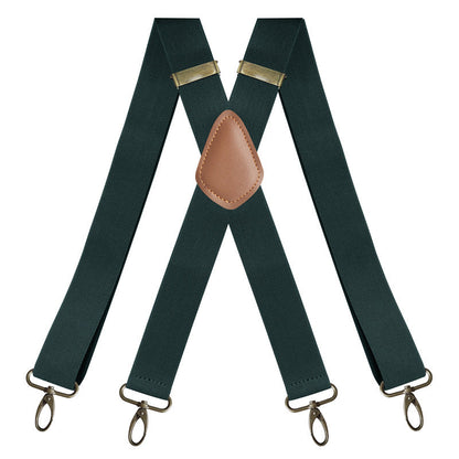 Universal, Highly Elastic X-Shaped Suspenders