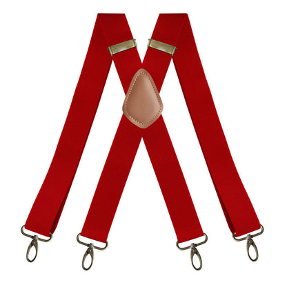 Universal, Highly Elastic X-Shaped Suspenders