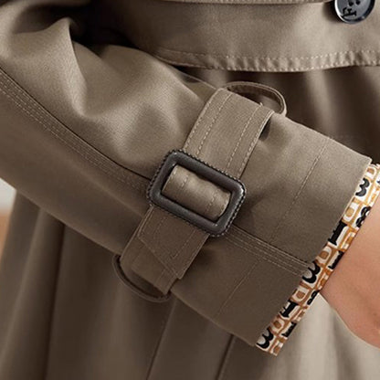 Big Sale💥Women's Slimming Lapel Mid-Length Trench Coat
