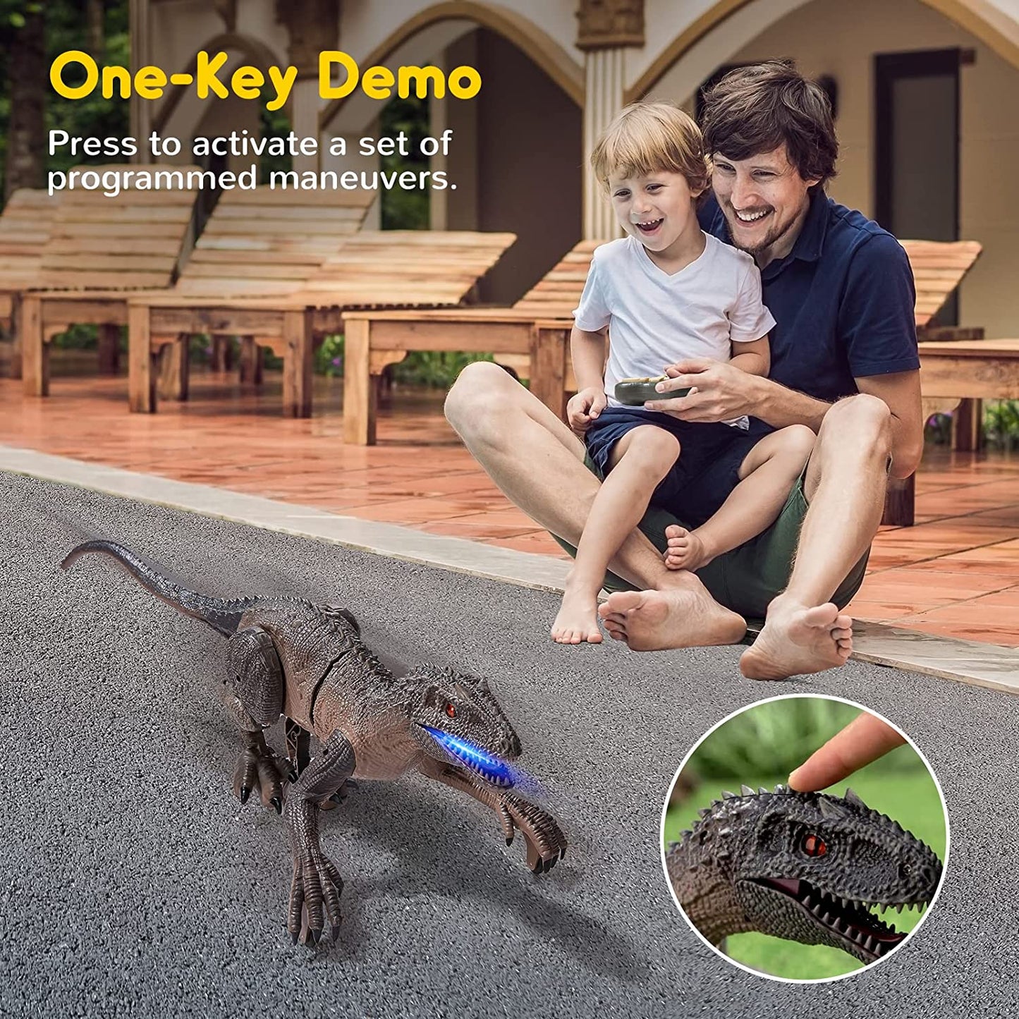 Best Gifts for Kids in 2025💝Realistic Remote Control Dinosaur (Free Shipping)