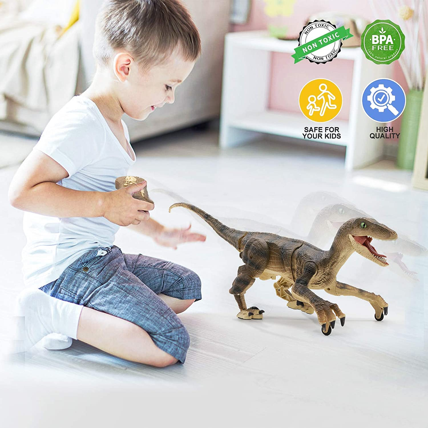 Best Gifts for Kids in 2025💝Realistic Remote Control Dinosaur (Free Shipping)