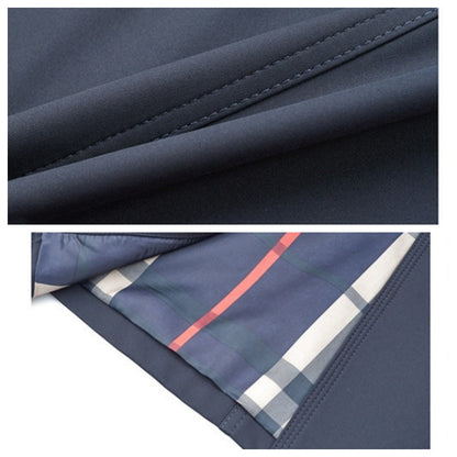 Men's Double Buttoned Windbreaker Jacket